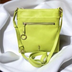 Vibrant Thacker Lime Yellow Crossbody Bag - NWT